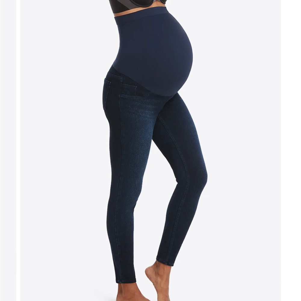 Spanx Maternity Mama Ankle Jean-ish® Leggings - Twilight Rinse (M)